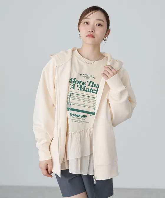 earth music&ecology エアもちパーカー
