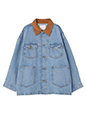 コーデュロイカラーデニムジャケット |気温14度の服装はコレ!最高/最低14度のおすすめコーデ【2026最新】|ストライプクラブ